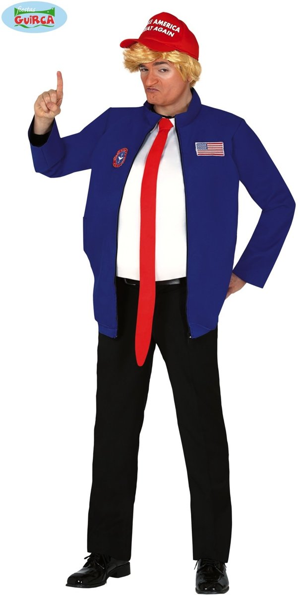 President Kostuum | Fake President Groots Amerika | Man | Maat 48-50 | Carnaval kostuum | Verkleedkleding